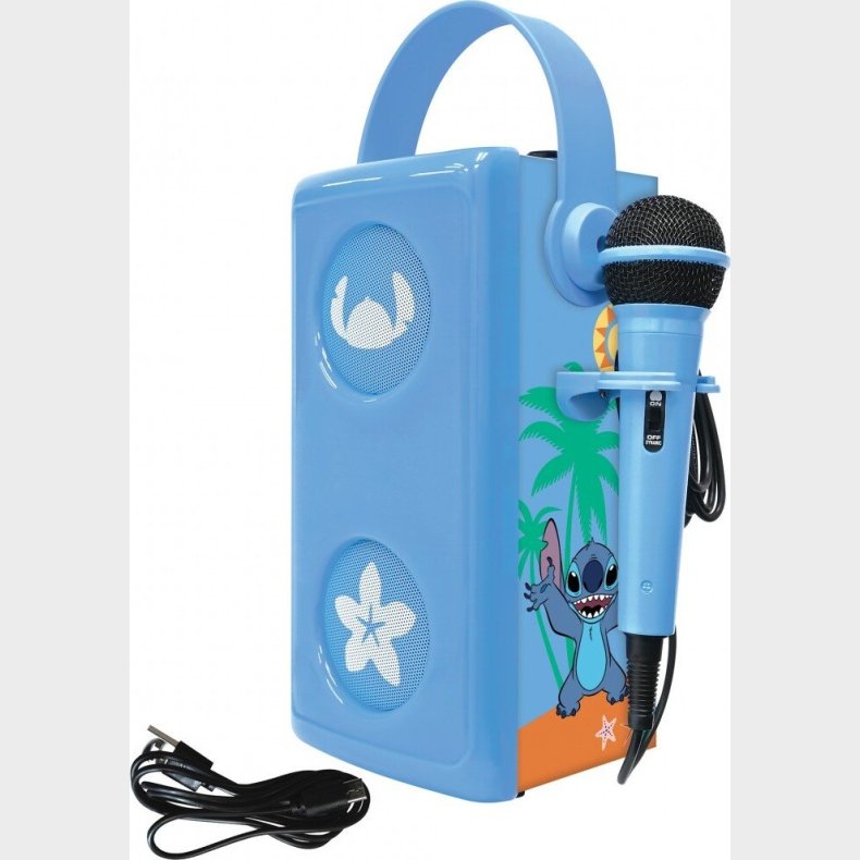 Lexibook - Stitch Luminous Bluetooth-hjttaler Med Mikrofon