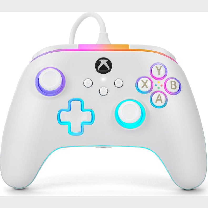 Powera Advantage Wired Controller For Xbox Series X - S With Lumectra - White