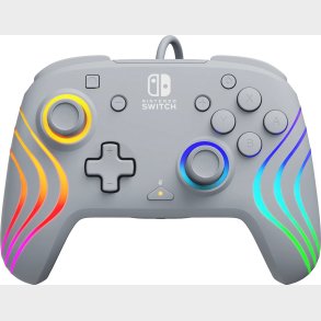 Pdp Afterglow Wave Wired Controller Grey Switch