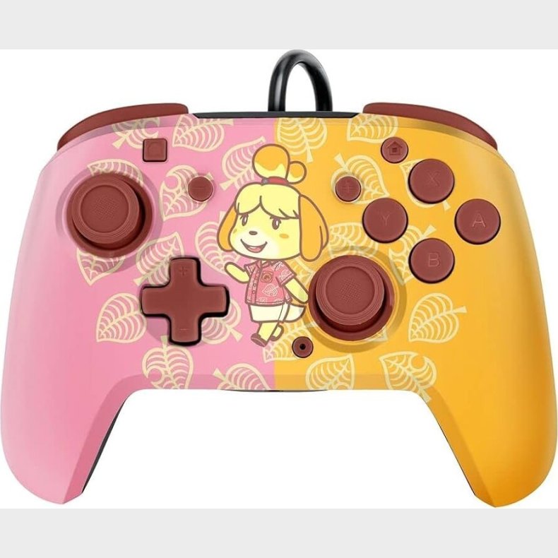 Pdp Faceoff Deluxe Audio Wired Controller Isabelle Licensed Switch