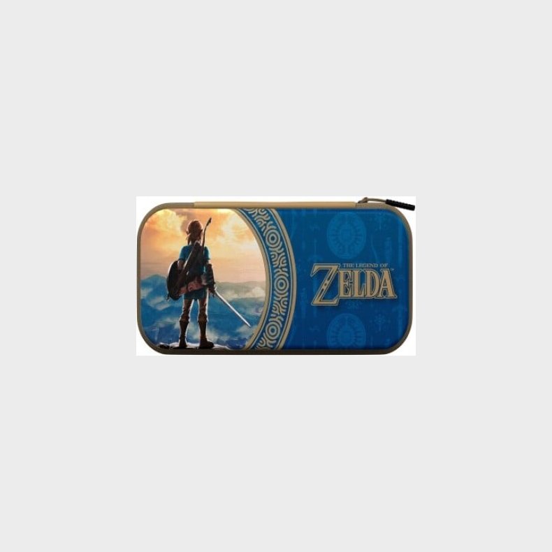 Pdp Deluxe Travel Case Zelda Hyrule Blue Licensed Switch