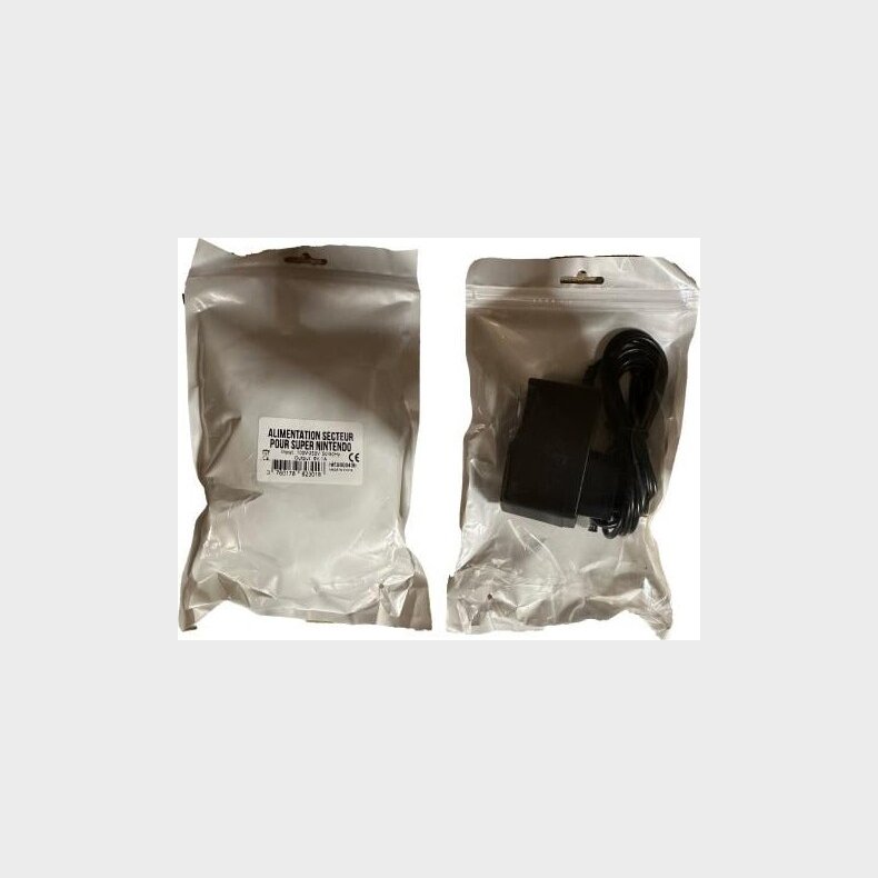 Super Nintendo Ac Adapter  (in Freaks And Geeks Bags + Labels)