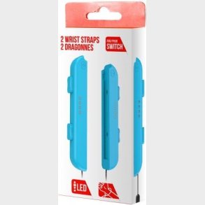 Pair Of Joy-con Hand Wrist Straps Blue