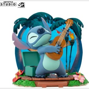 Disney - Figur Stitch Med Guitar