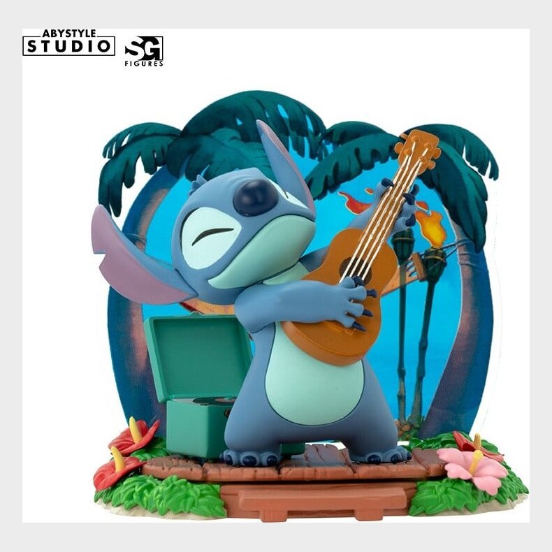 Disney - Figur Stitch Med Guitar