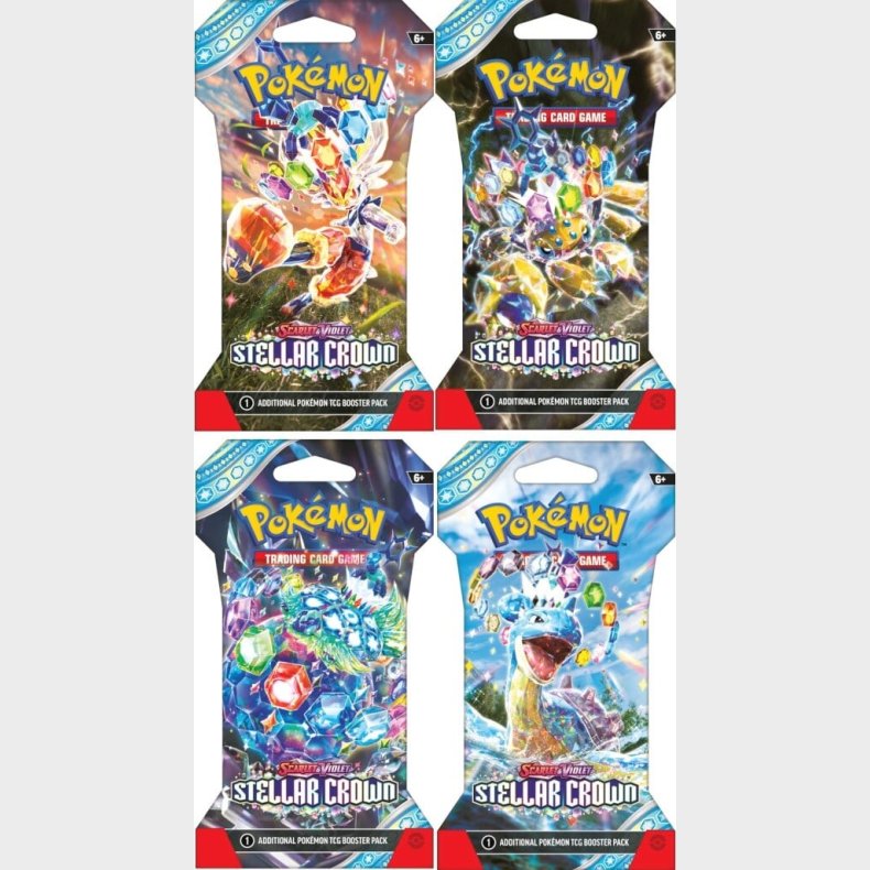 Pokmon - Scarlet &amp; Violet - Stellar Crown Sleeved Booster Pack
