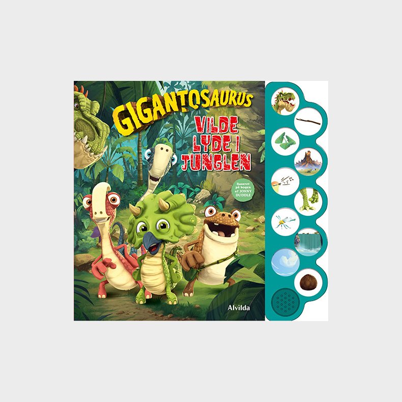 Gigantosaurus - Vilde Lyde I Junglen (med 10 Superseje Lyde) - Bog