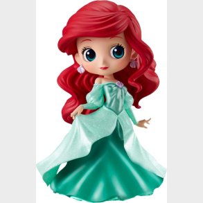 The Little Mermaid - Q Posket Disney Characters Ariel Princess Dress Glitter Line Figure