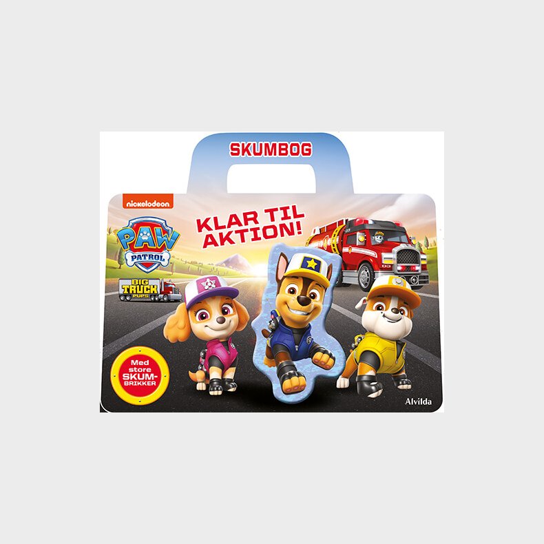 Paw Patrol - Klar Til Aktion (skumbog Med Brikker) - Bog