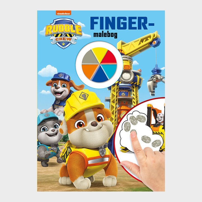 Rubble & Crew - Fingermalebog - Bog