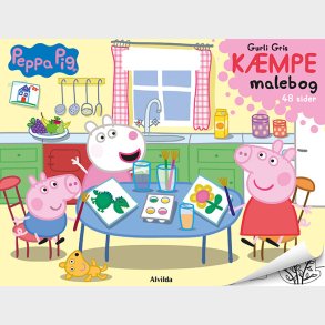 Peppa Pig - Gurli Gris - Kmpe Malebog (malebog Med Hndtag) - Bog