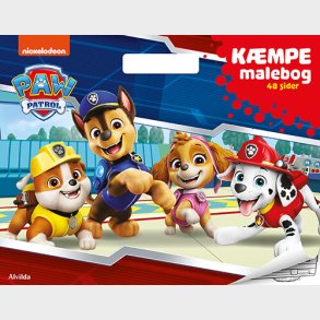 Paw Patrol -  Kmpe Malebog (malebog Med Hndtag) - Bog