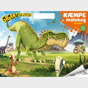 Gigantosaurus - Kmpe Malebog (malebog Med Hndtag) - Bog