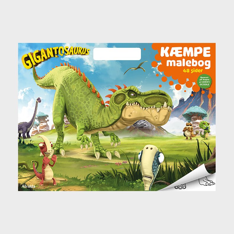 Gigantosaurus - Kmpe Malebog (malebog Med Hndtag) - Bog