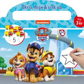 Paw Patrol - Skriv Og Visk Ud (papbog Med Ikke-permanent Pen) - Bog