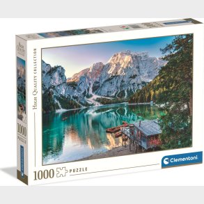 1000 Puslespil Hqc Emerald Lake Braies Brikker