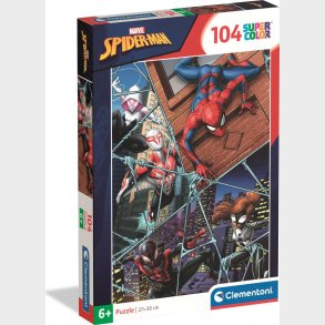104 Puslespil Spider-man Brikker