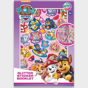 Paw Patrol, Klisterm�rker Med Glitter - Bog