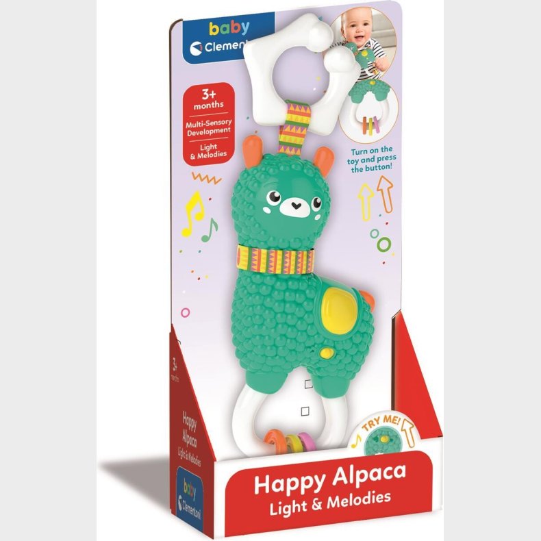 Happy Alpaca W/light & Sound