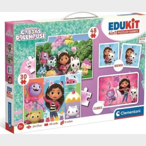 Edukit 4i1 Gabby's Dukkehus Puslespil