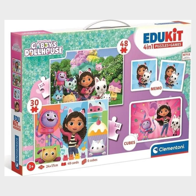 Edukit 4i1 Gabby's Dukkehus Puslespil