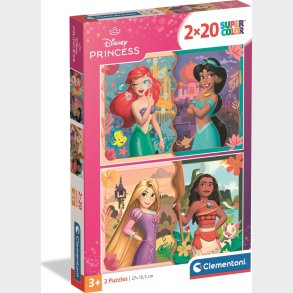 2x20 Puslespil Disney Princess Brikker