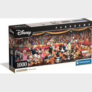 1000 Puslespil Panorama Hqc Disney Orchestra Brikker