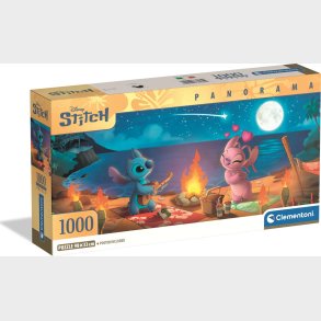 1000 Puslespil Panorama Hqc Disney Stitch Brikker