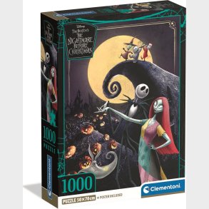 1000 Puslespil Hqc Disney Nightmare Before Xmas Brikker