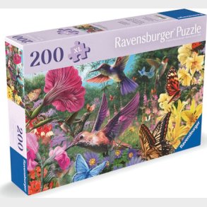 Ravensburger - Hummingbirds & Butterflies - 200 Brikker