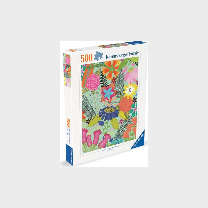 Ravensburger - Flower Jungle - 500 Brikker