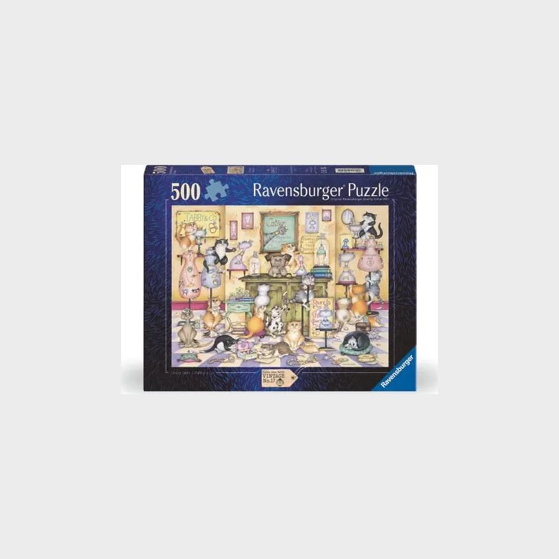 Ravensburger - Crazy Cats Taby & Co. 500 Brikker