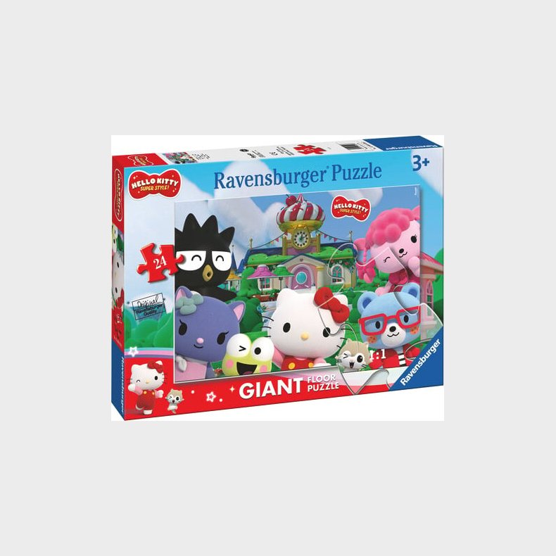 Ravensburger - Hello Kitty Giant Floor Puzzle 24 Brikker