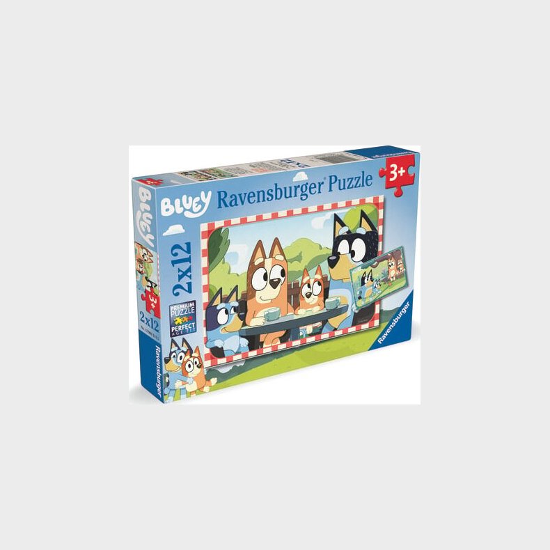 Ravensburger - Bluey 2x12 Brikker