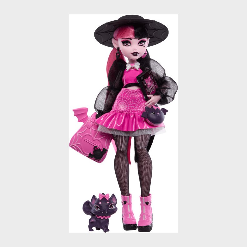Monster High - Core Doll With Pet - Draculaura (hrp64)