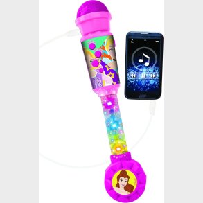 Lexibook - Disney Princess Trendy Lighting Microphone With Speaker (aux-in), Melodies And Sound Effects - (mic90dp)