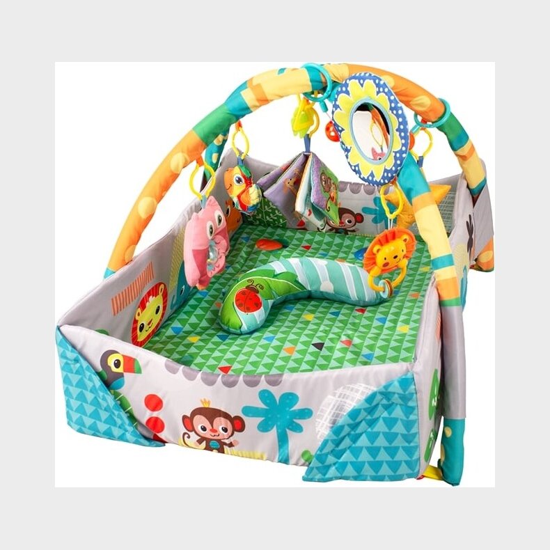 Babytrold - Aktivitetstppe - Happy Space Play Gym 3i1