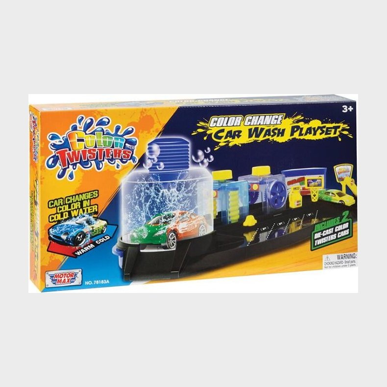 Motormax - Twisters Colour Change Car Wash Playset (22411)