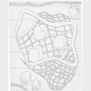 Malerlrred Med Print - Citrusfrugter  - D 1,6 Cm - Str. 24x30 Cm - 360 G - 1 Stk.