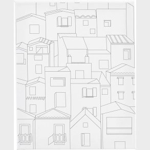 Malerlrred Med Print - By - D 1,6 Cm - Str. 24x30 Cm - 360 G - 1 Stk.