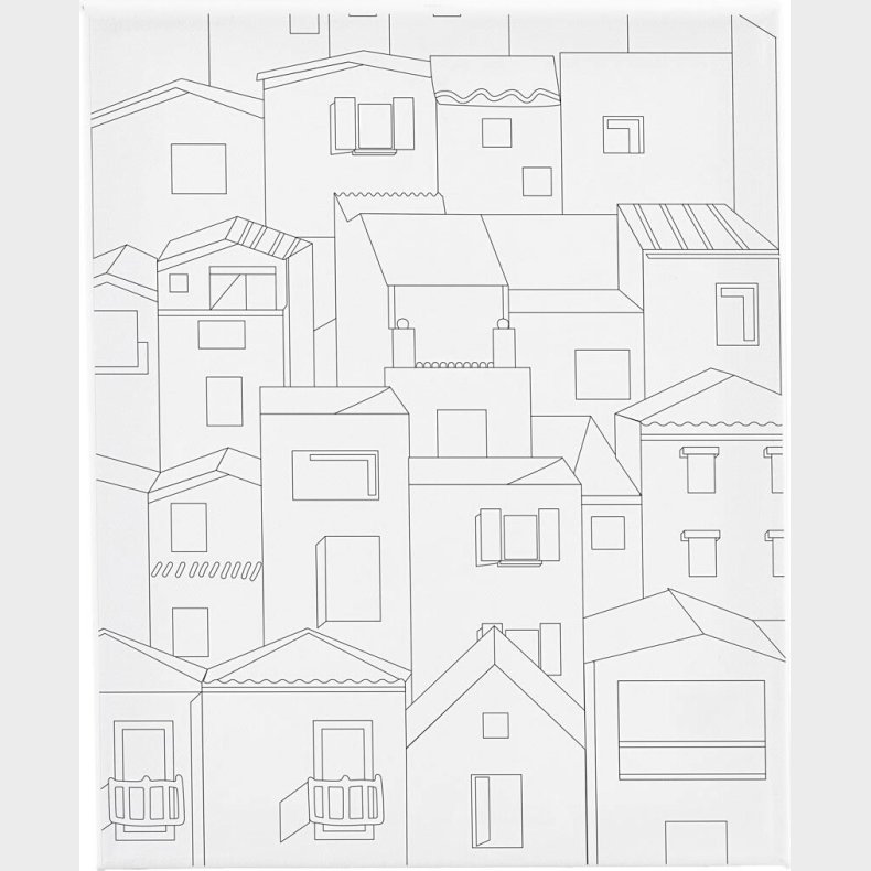 Malerlrred Med Print - By - D 1,6 Cm - Str. 24x30 Cm - 360 G - 1 Stk.