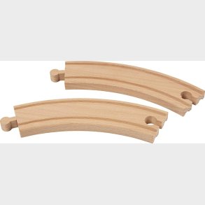 Viga Togskinner - Lang Kurvet - L 15,8 Cm - 4stk.