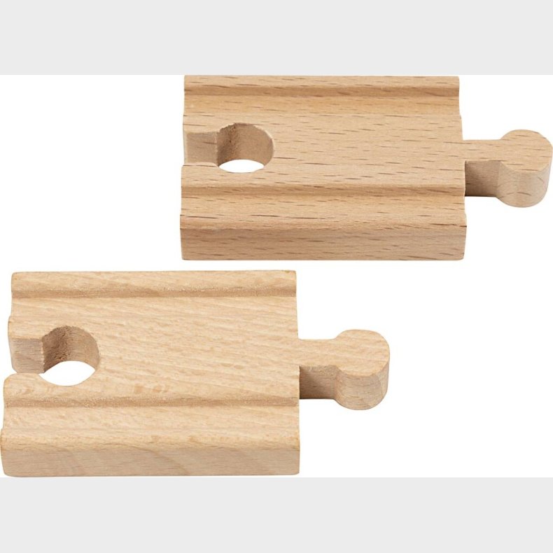 Viga Togskinner - Lige - L 5,5 Cm - 4stk.