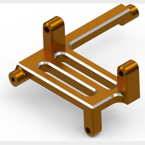 Aluminum Shift Servo Mount (orange) - Hp161148 - Hpi Racing