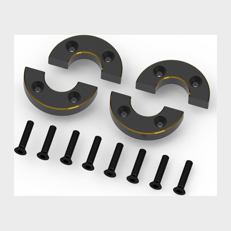 Steering Block Weight Set (brass/4pcs) - Hp161152 - Hpi Racing