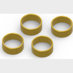 Wheel Weight Set (brass/4pcs) - Hp161155 - Hpi Racing