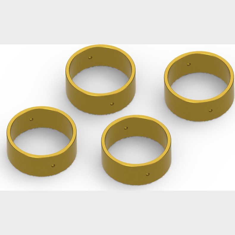 Wheel Weight Set (brass/4pcs) - Hp161155 - Hpi Racing