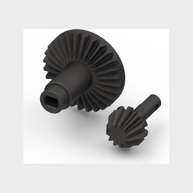 Hd Machined Diff Spool/input Gear Set (28/11t) - Hp161166 - Hpi Racing