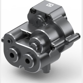 Aluminum Center Gear Box Set (gunmetal) - Hp161170 - Hpi Racing