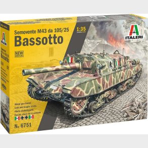 1:35 Semovente M43 Bassotto - 6751s - Italeri
